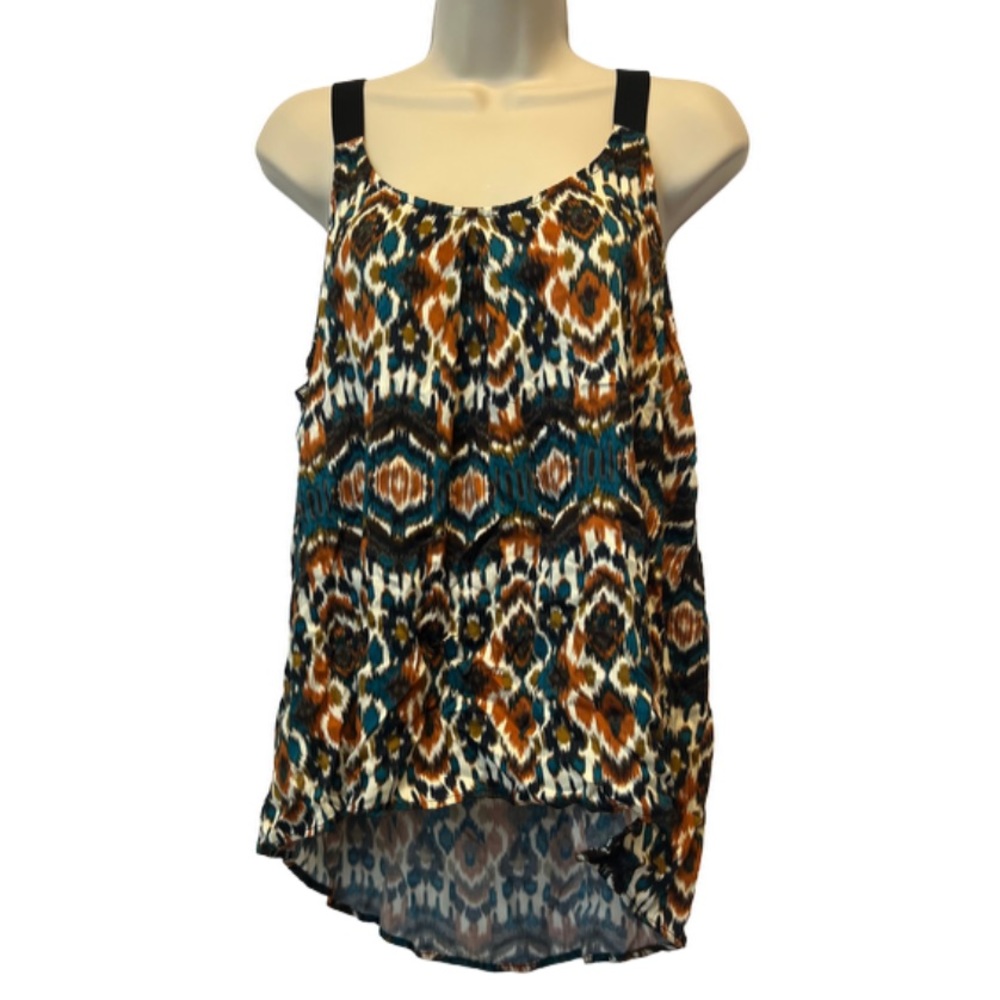 Matty M Women’s Patterned Stretch Blouse